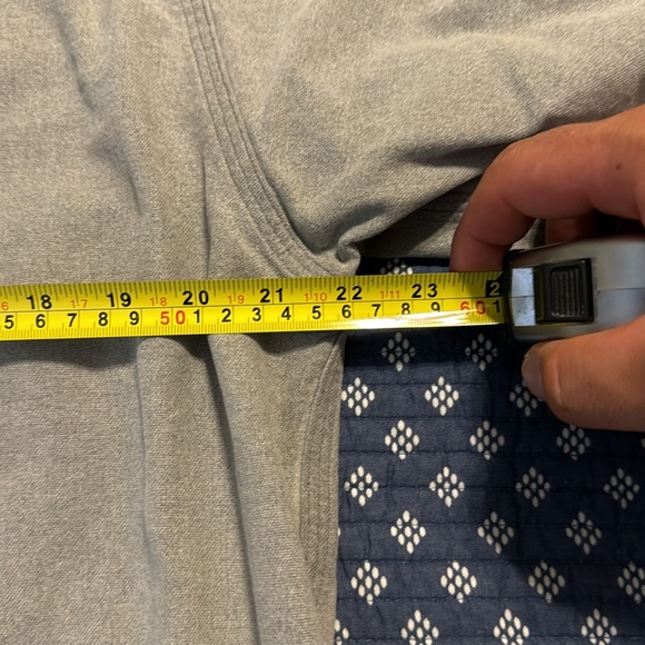 Carhartt Work Shirt, Well Worn look gray button down Sz M - Picture 9 of 10